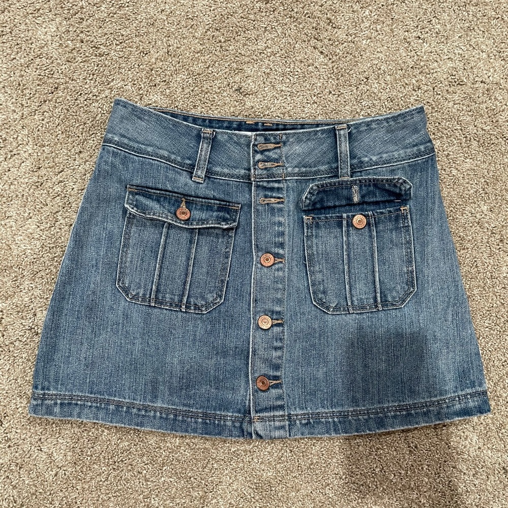 Abercrombie & Fitch Jean Skirt Size 4